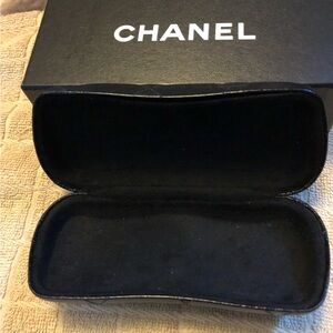 Authentic Chanel sunglasses box and case only no sunglasses
